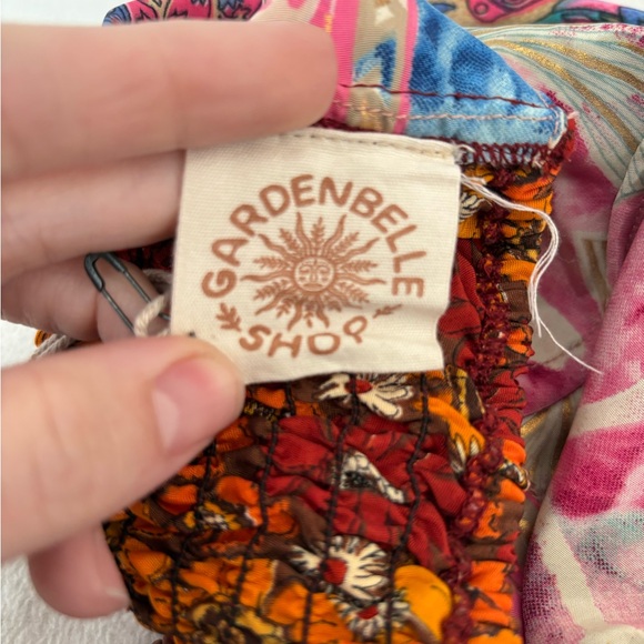 Colorful Patchwork Halter Top - Picture 2 of 2